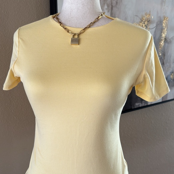 Double layered buttery soft short sleeve top - Picture 6 of 6